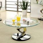 NOVA COFFEE TABLE Satin Plated Finish